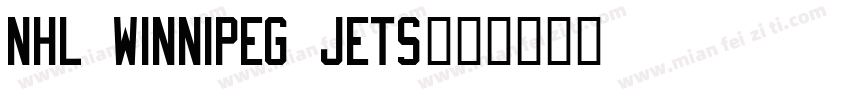 NHL Winnipeg Jets字体转换